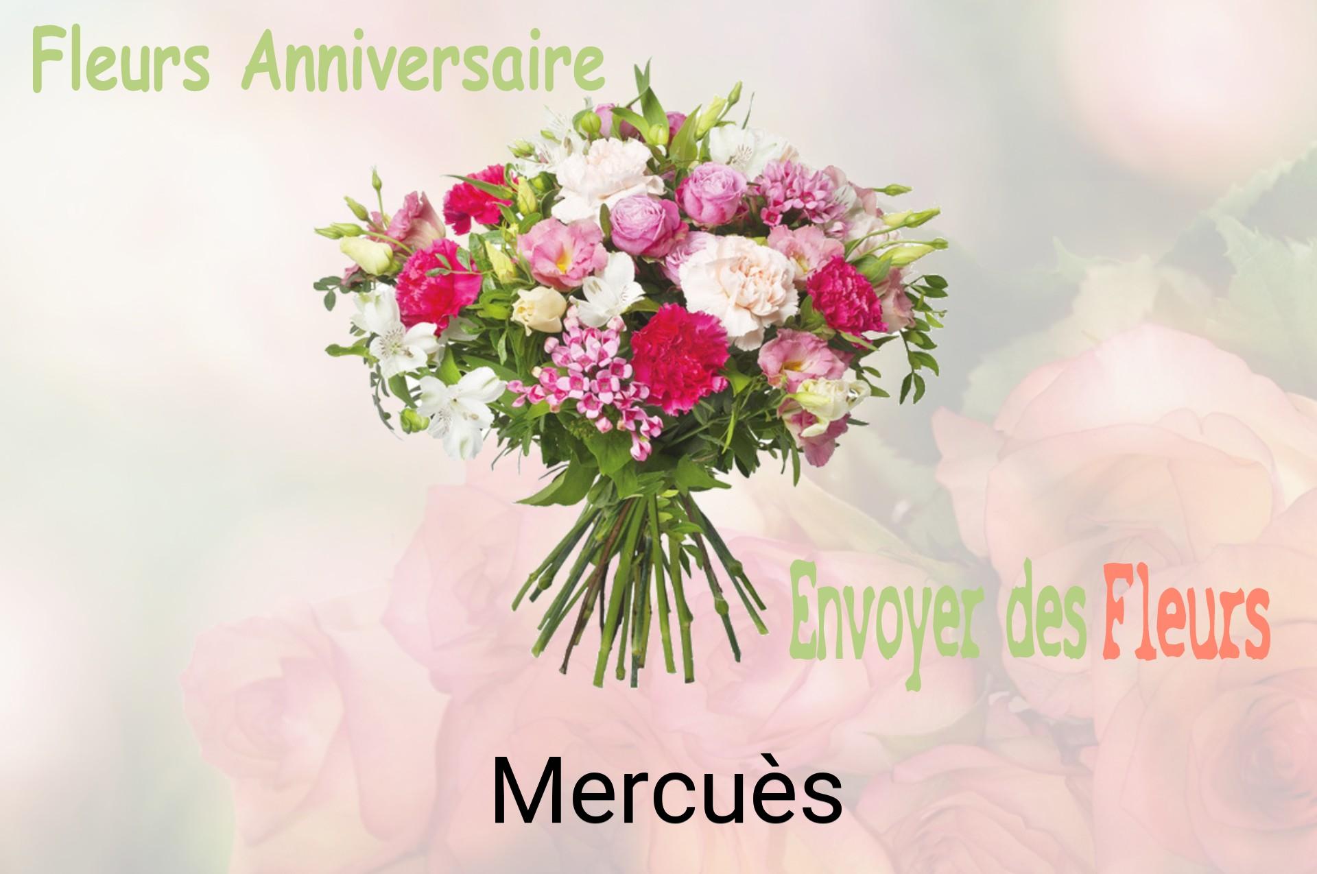 Bouquet de fleurs d’anniversaire livré à Mercuès